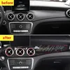 Instrument panel trim For Mercedes-Benz CLA250w117/GLA220/AMG/CLA 45Air outlet cover Instrument trim strip Central control panel