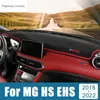 Tapis de couverture de tableau de bord de voiture pare-soleil Pad boîtier de tableau de bord tapis Anti-UV pour MG HS EHS Phev 2018-2020 2021 2022 accessoires