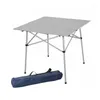 Camp Furniture Outdoor Leisure Portable Tourism Camping Picnic Beach Barbecue Multifunctional Folding Aluminum Table