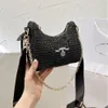 Zomereditie 2005 Hobos Designer Schouder Crossbody Bags Ladies Chain Bag Composite Handtas Straw Materiaal Porther231C