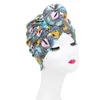 Etnische kleding elegante moslim vrouwen tulband hoed cap mode Afrikaanse stijl headscarf headwear turbante mujer bandana lady haaraccessoires