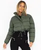 Женщины укороченная куртка Puffer