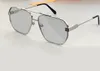 Gold Metal Pilot Sunglasses Sunglass Grey Lens Men Summer Sun Shades Fashion Outdoor UV400 Shades Eyewear with Box