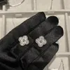 Fortunato designer di orecchini per stalloni per quadrifoglio per le donne lettera contro cleef lussuosi gioielli con diamanti