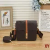 Moda kadın tarzı çanta çantalar debriyaj çantaları kahverengi ekose omuz crossbody çanta bayan messenger zinciri deri 7758# 23x17251d