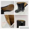 Dress Shoes Split Toe Boot Women Cow Leather Ninja Tabi Ankle Real Mm6 Esign Woman 7.5Cm Heel 220718 Drop Delivery Accessories Dh9Kj