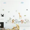 Décoration murale Cartoon Main Dn Animaux Autocollant Pour La Maison Enfants Chambre Maternelle Autocollants Vinyle Stickers 220613 Drop Delivery Bébé Maternit Dhjg9