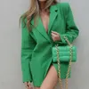 Women's Jackets Stylish Casual Blazer Suit 2022 Spring Autumn Fashion Women Long Sleeve Solid Candy Color Loose Jacket Coat