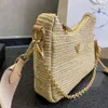 Crossbody Half moon Shoulder mini Bags Designer Straw bag Pochette High-capacity Evening party Shopping Business occasions Fashion286j