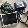 MB Star SD Connect C4 تشخيص مع مجموعة كاملة من HDD 320 جيجابايت مع شاشة تعمل باللمس المحمول CF19 لأداة Benz Diagnostic
