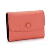 Wallets Women Purse Men Business Card Cover Cow Leather ID Holder Candy Color Bank Box Multi Slot Slim Case Wallet