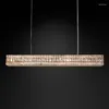 Chandelier Crystal Luxury Design Suspension Lighting Living Room Kitchen Island Hanging Lamp Luminaire Home Decor Modern