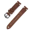 Watch Bands High Quality Suede Leather Strap Men Women Vintage Handmade Band 20mm 22mm Quick Release Pin Buckle Bracelet Accessories