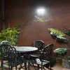 112LED Güneş Duvar Işıkları Paslanmaz Çelik Dayanıklı 4 Mod Pir Sensör Işıkları Açık Mekan Ön kapı için parlak güvenlik aydınlatması