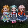 BJD 16CM Doll 13 Joint Casual Fashion Princess Clothes Suit Accessories Fashion Wear Outfit Vest Shirt DIY Toys New 1225