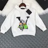 Baby Kids Designer Clother Boys Cool Hoodie Girls Sweatshirt Hooded Childrens Animation Prince Tops Automne Vêtements de haute qualité