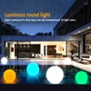 Plus grande taille LED jardin boule Cube lumières en plein air décoration de noël rue pelouse lampe Rechargeable rvb fête mariage lumière