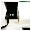 Stud Womens Luxury Fashion Jewelry Designer Earrings Original Box For Pandora 925 Sterling Sier Crystal Diamond Earring Drop Delivery Dhgdu