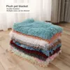 Dog Apparel Fluffy Plush Blanket Pet Sleeping Mat Cushion Mattress Extra Soft Warm Throw Blankets For Small Medium Large Dogs Cats