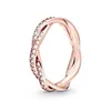 Anéis 925 anel de nó de laço com prata esterlina com zirconia cúbica cintilante, design empilhável para mulheres e homens presentes de joias elegantes