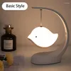 Veilleuses lumière LED USB Rechargeable Bluetooth oiseau lampe 7 couleurs Table décor chambre bébé petite amie cadeau présent