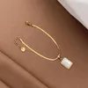 Ссылка браслетов 316L из нержавеющей стали золотой цвет металлический кулон для женщин для женщин Высококачественный ювелирный подарок для девочек 2022