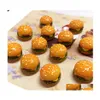 Charms Cute Mini Resin Hamburger Sandwich Pendants For Diy Earrings Key Chains Fashion Jewelry Making Drop Delivery Findings Componen Dhgj5
