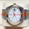 Mens Forist Watche Datejust 41 мм 126303 Bi Color Men's Men's Automatic Machinery Watch Белая циферблат из нержавеющей стали и желтого золота M276I