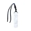 14x60mm Guérison Cristal Cylindre Pendentif Collier pour Femmes Hommes Baguette Amulette Reiki Pierre Cordon Tressé Réglable