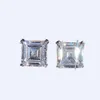 Klassieke Sieraden Stud Earring 925 Sterling Zilver Emerlad Kubieke Zirkoon CZ Diamant Edelstenen Party Vrouwen Bruiloft Oorbel Voor Lover310Y