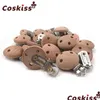 Teathers Toys 20pcs Wooden Pacifier Clip Accessories Pouch Clips Clips Leghing Beach Diy Dummy Cains Baby Teether 211102 Drop Dh6Qx