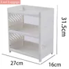 2/3 Layers Office Desktop Multi-Layer Plastic File Rack Storage Box Folder New