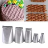 Baking Tools 5Pcs/Set Stainless Steel Decoration Cake Nozzle Icing Piping Woven Decorating Flower Cooking