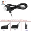 Accesorios de intercomunicador para casco, Cable de carga USB para EJEAS Vnetphone V6 V4 V4C C Pro FBIM, auriculares para motocicleta