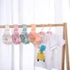 Hangers Kids Clothes Hanger Racks Portable Display Plastic Children Coats Baby Clothing Organizer