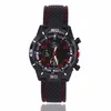 2018 Moda uomo Casual Orologio sportivo Cinturino per auto Orologio in silicone Relogies per uomo relojes Regalo Tutti i contatori funzionano Whol2397