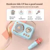 Mini Portable Outdoor Karaoke Bluetooth Högtalare med trådlös mikrofonstöd TF -kort Subwoofer Högvolym Caixa de Som Children's Gift
