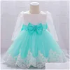 Robes De Fille De Noël Gâteau De Paillettes Double Robe De Bébé Fille 1 An Anniversaire Né Fête De Mariage Vestidos Vêtements De Baptême 220125 D Dhqvn