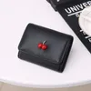 Wallets Women Wallet Genuine Leather Business Fashion Female Purse Holder Cherry Organizer