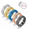 Fashion Men's Ring Stainless Steel for Jewelry Men Rings Silver Gold Matting Blue Black Color Wholesale