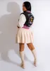 女性用ジャケットバーシティレター野球コートクロップドジャケット女性2022秋の冬の服y2kストリートウェアカジュアルパッチワークレターマンジャケットT221220