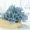 Decoratieve bloemen Hoogwaardige simulatie 9 Vork groene jujube blad nepbloem huis huisgastkamer zachte jurk bruiloft decoratie