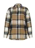 Kvinnorjackor Autumn Plaid Jacket Kvinnor Pälsöverskylt Lång rutig jacka Kvinnlig långärmad överdimensionerad vinterskjorta Jackor Rockar för kvinnor T221220