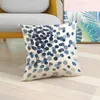 Pillow Nordic Style Cover Creative Blue Geometric Pillowcase Fashion Home Sofa Living Room Case Relleno Cojin 45x45