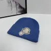 Höst Vinter Ull Döskalle Mössor Tjock Stickad Beanie Par Sport Keps Mössor Unisex Hip Hop Hattar