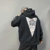 Z0VI Herrhoodie Crewneck Sweatshirt 2023 Nya modemärke Rhude Tide Eagle Five Triangle Floral Washed and Women's High Street