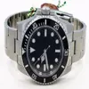 Reloj de pulsera deportivo automático para hombre con bisel de cerámica negra de acero inoxidable 114060 de alta calidad sin fecha, regalo de Navidad para hombre Watche291W