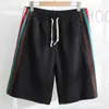 Designer de shorts masculino G Spring and Summer New Red Green Ribbon Star Casual Star Nnuq