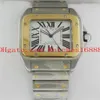 Top Quality 100 Automatic Machinery Mens Watch Acciaio inossidabile 18k Oro giallo w200728g Polso sportivo da uomo Wat2680