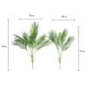 Decoratieve bloemen kunstmatige palmbladboom tropische planten groen tak plastic nepbloem buitentuin kamer kantoor feestje bruiloft decor